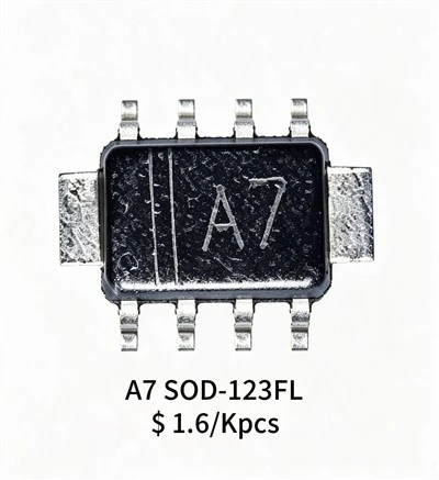 Allzweck-Silion-Gleichrichter Diode A 7 1 N4007 SOD-123FL